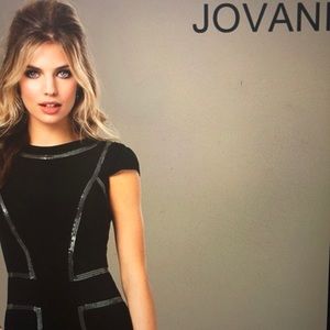 New!  JEWEL NECK CAP SLEEVE JOVANI SHEATH #26362